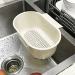 Re-Kitch.™  Punch-free buckle kitchen sink shelf