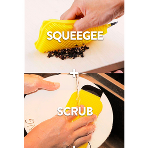 10 Pieces Silicone Scrubber Sponge Silicone Dish Sponge Reusable Kitchen  Scrubbing Cleaning Sponge Soft Dish Scrubber for Dishes