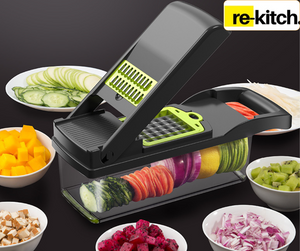 Re-Kitch.™ Multifunctional Vegetable Cutter Home Kitchen Slicing And Dicing Fruit Artifact
