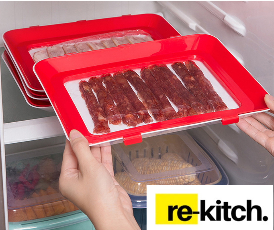 Re-Kitch.™  Kitchen Vacuum Plastic Wrap Fresh-keeping Tray