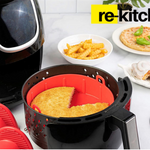 Re-Kitch.™  Air Fryer Silicone Baking Mold Oven & Glove Tray Set