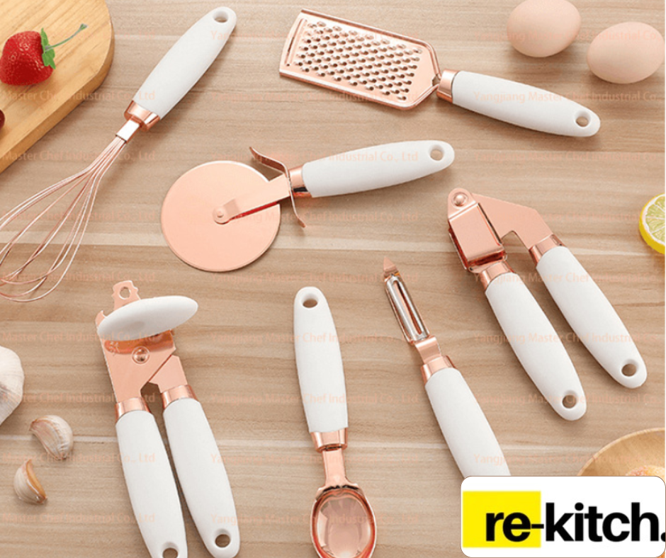 Re-Kitch.™ Household Peeler Gadget Copper Plating Set