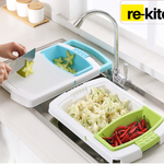 Re-Kitch.™ Kitchen drain cutting board