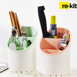 Re-Kitch.™  Detachable Kitchen Storage Drain Rack Barrel